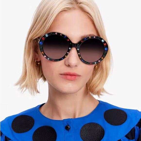 New! Kate Spade Sunglasses ZYA/G/S/STRASS SZEHA, Authentic - Picture 1 of 15